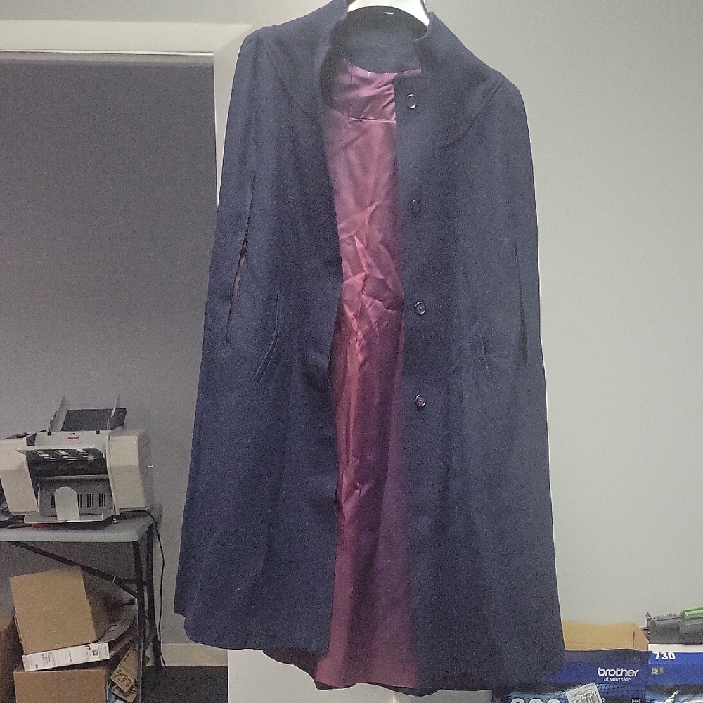 Womens Navy Blue Coat